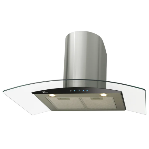 Coifa de parede Fischer Talent Touch 90cm Vidro Digital